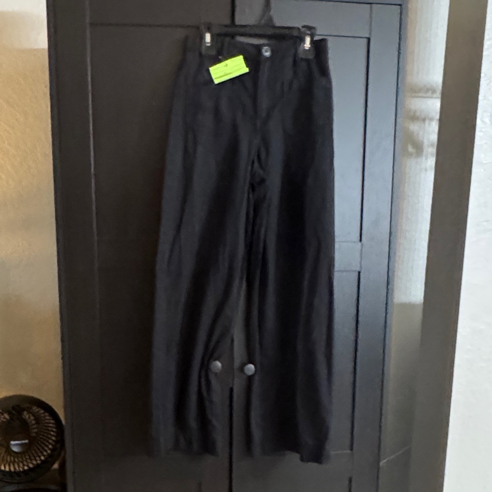 Black Wide-Leg Pants